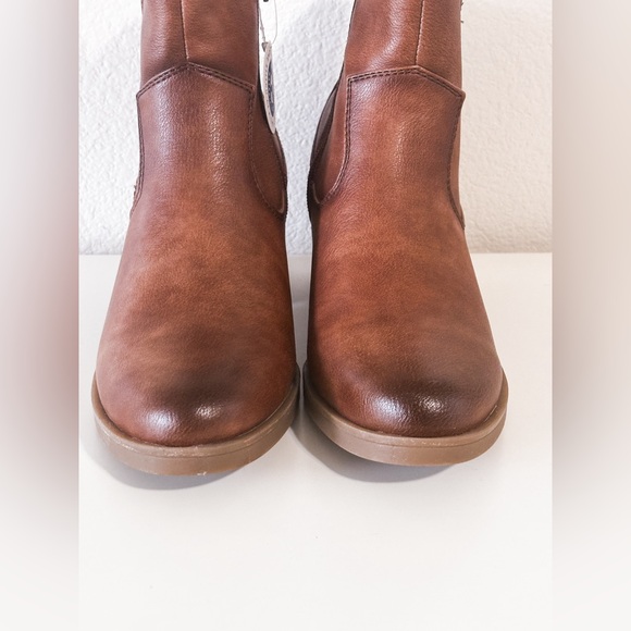 Baretraps Covina Block Heel Brown Bootie Size 7.5 - Picture 7 of 10